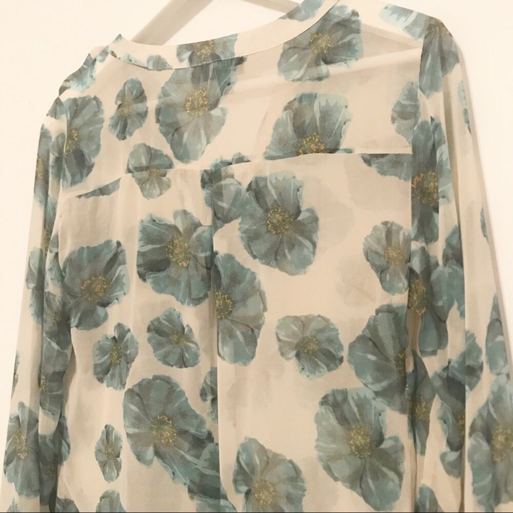 The Limited long sleeve floral blouse SZ S - Picture 5 of 6